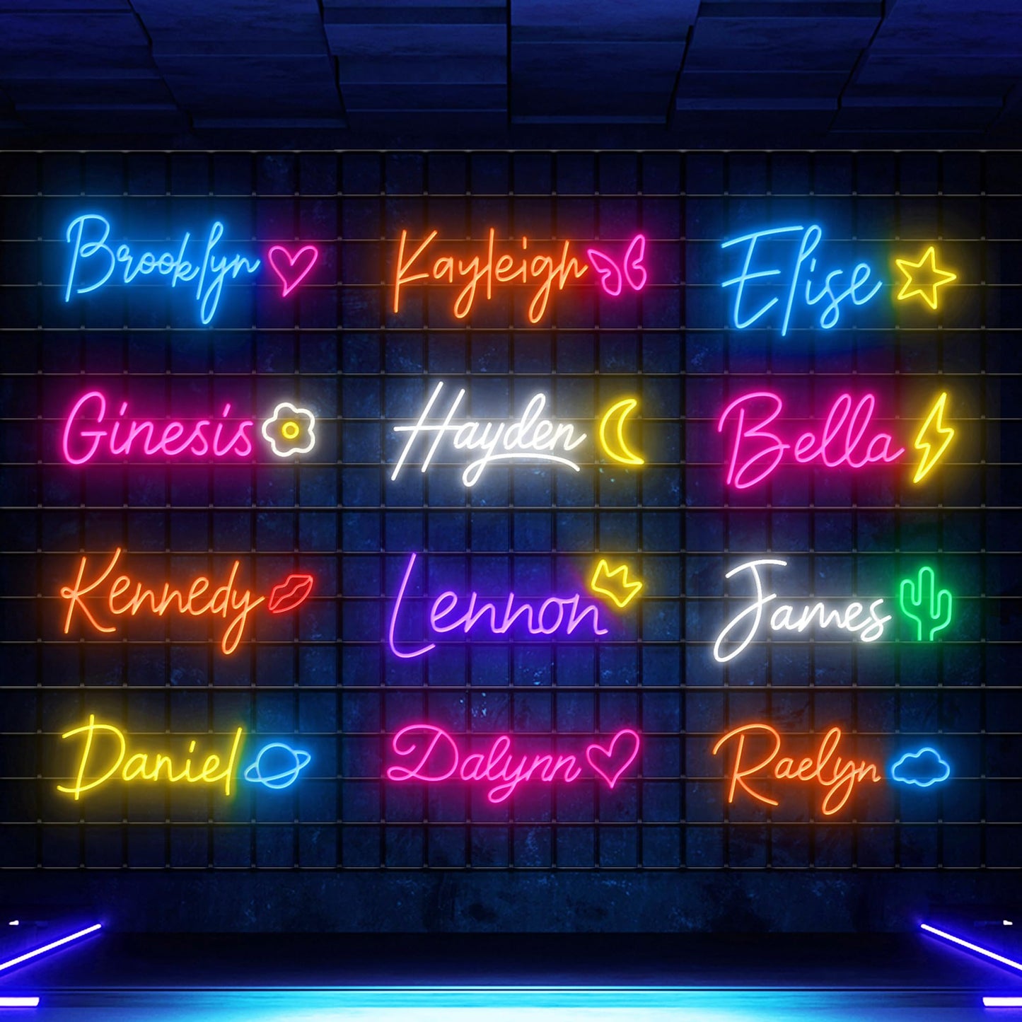 Party letter shape LED neon light sign