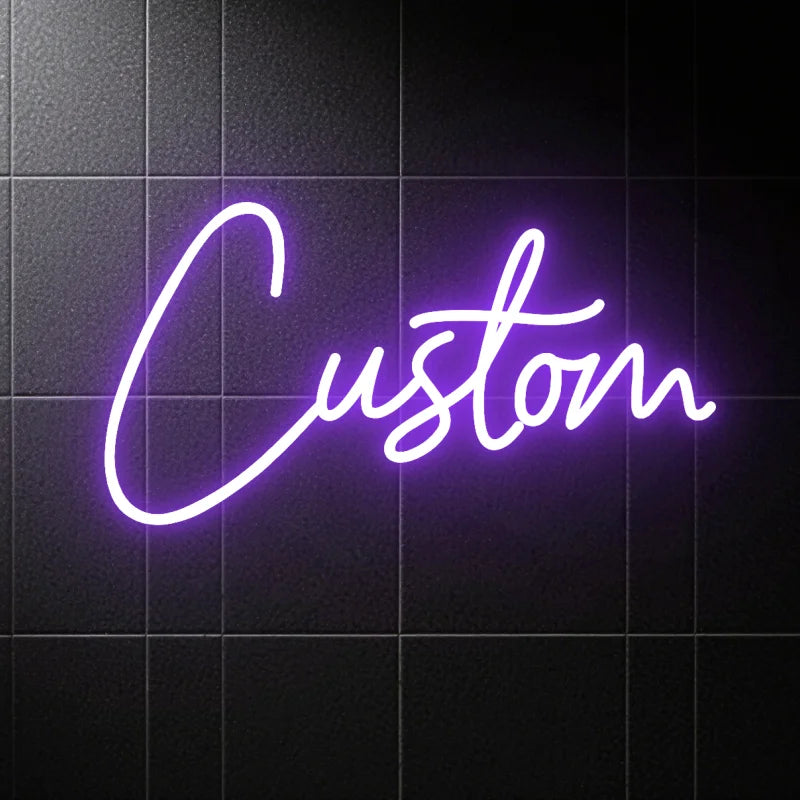 Custom LED Neon Sign USB Dimmable Personalized Name | Perfect Decorative Wall Lighting for Bedroom Home Party Wedding Gifts