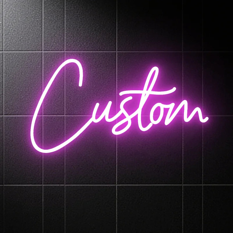 Custom LED Neon Sign USB Dimmable Personalized Name | Perfect Decorative Wall Lighting for Bedroom Home Party Wedding Gifts