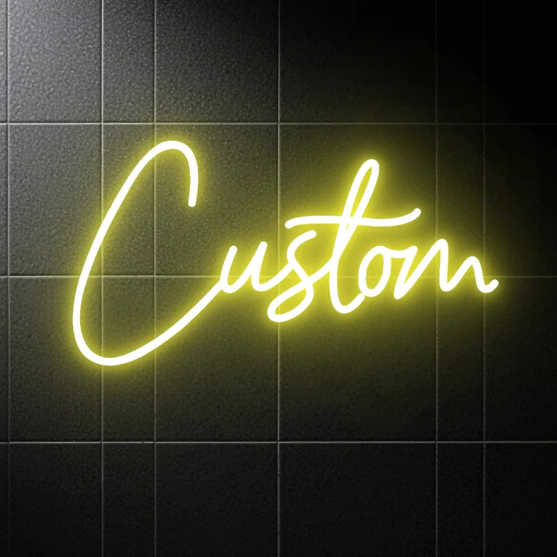 Custom LED Neon Sign USB Dimmable Personalized Name | Perfect Decorative Wall Lighting for Bedroom Home Party Wedding Gifts