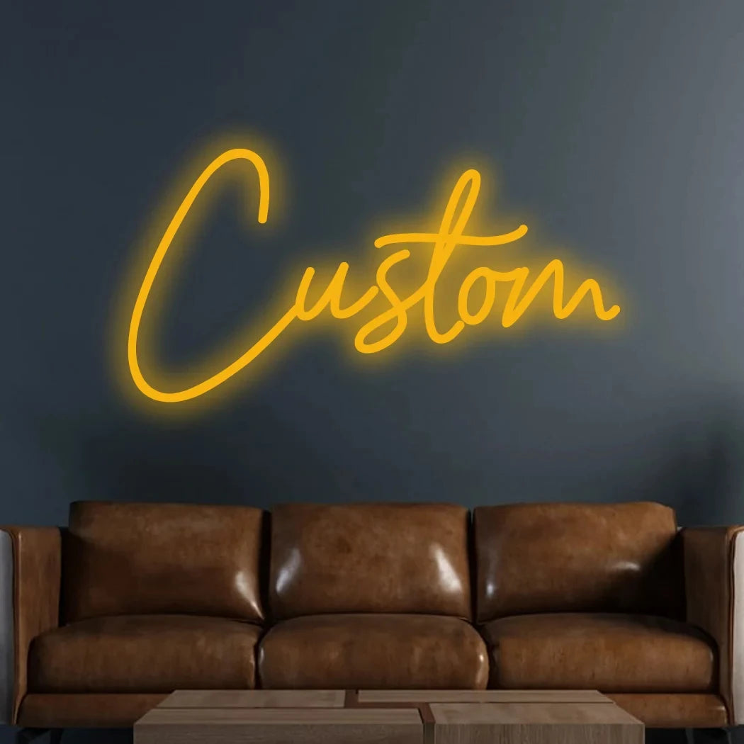 Custom LED Neon Sign USB Dimmable Personalized Name | Perfect Decorative Wall Lighting for Bedroom Home Party Wedding Gifts